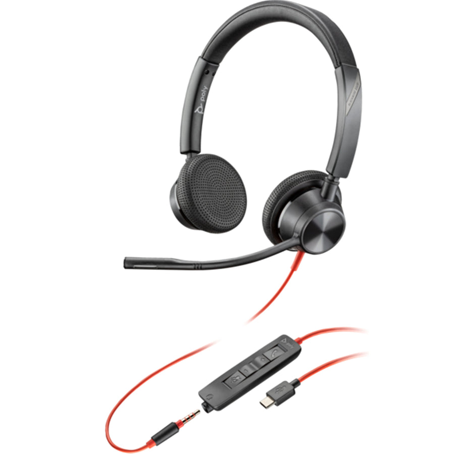 Poly BW 3325 USB-C HS +3.5mmP +USB-C/A
