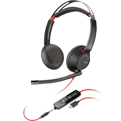 Poly BW 5220 USB-C HS +3,5-mm-Klinke +USB-C/A