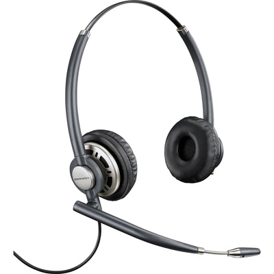 HP Poly EncorePro 720 Wired Stereo Headset - Quick Disconnect / Noise-Canceling Microphone / Premium Lightweight Design / SoundGuard Technology