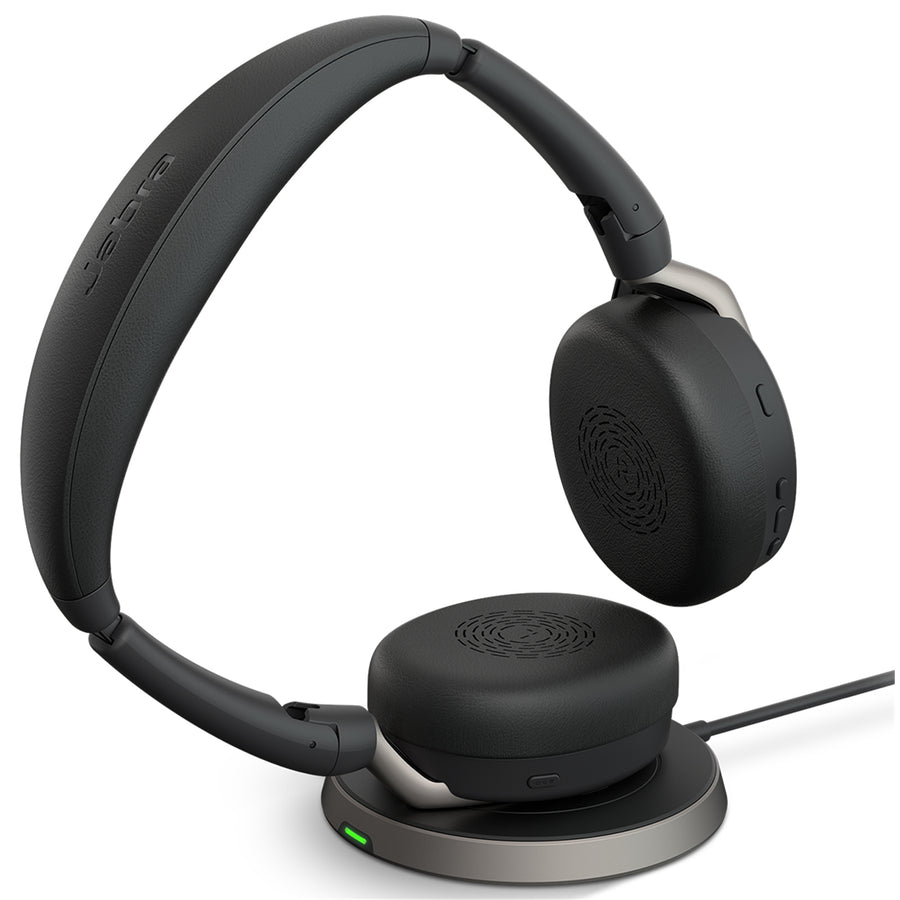 Jabra  Evolve2 65 Flex Bluetooth On-Ear ANC Headset with Charger - Teams Certified