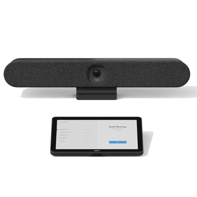 Logitech  Rally Bar Huddle + TAP IP 4K PTZ All-in-one Conference Video Bar - MTR on Android