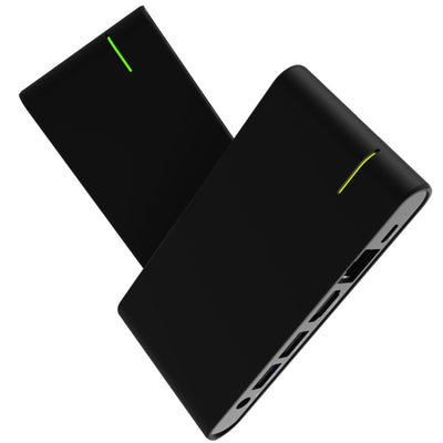 Qbic BXP-100 - Phantom Media Player - 4K 60fps Solid State Fanless Box-PC, Dual Band WiFi, Android 12, Ultra Compact