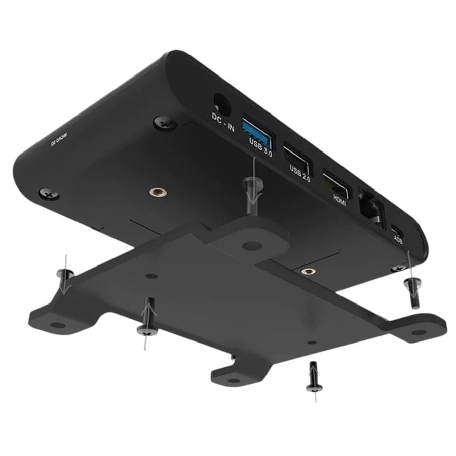 Qbic BXP-100 - Phantom Media Player - 4K 60fps Solid State Fanless Box-PC, Dual Band WiFi, Android 12, Ultra Compact