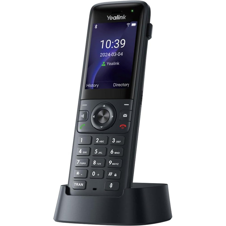 Yealink AX83H WiFi 6 Wireless Noise Cancellation Handset with Built-in Bluetooth