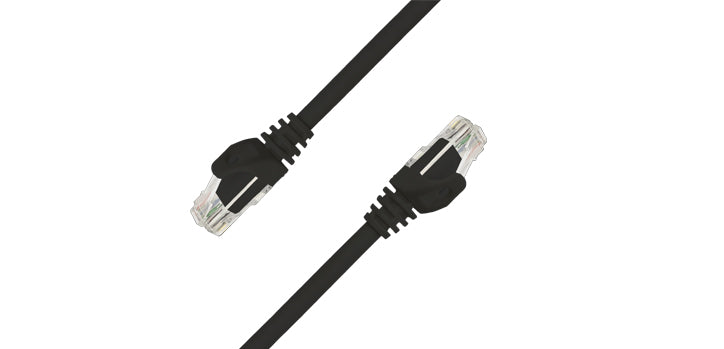 Go Wireless NZ IPL-UTP6-BK-2 - IPL-UTP6-BK-2 Metre Cat6 UTP Indoor Ethernet Cable - Black