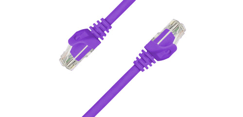 Go Wireless NZ IPL-UTP6-PU-0.5 - IPL-UTP6-PU-0.5 Metre Cat6 UTP Indoor Ethernet Cable - Purple