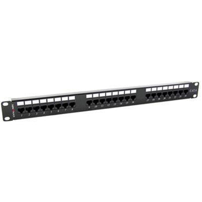 DYNAMIX PP-C6-24 - 24 Port 19'' Cat6 UTP Patch Panel T568A & T568B Wiring 1RU 110x Terminations
