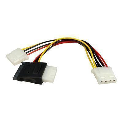 DYNAMIX C-SATAPC03 - Dual Port Serial ATA Power Splitter Cable Converts SATA to 2x 5.25'' Power Connector