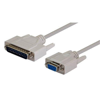 Dynamix  C-SERAT-M  DB9 Female to DB25 Male Serial Printer Cable - 2m