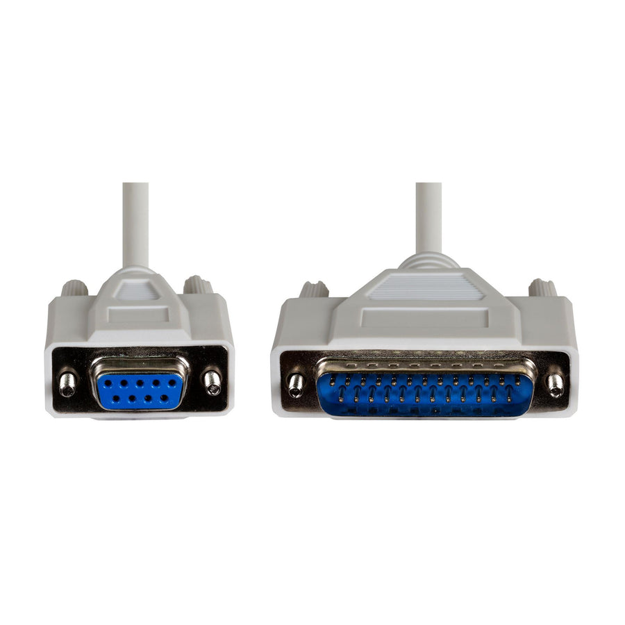 Dynamix C-SERAT-M Serielles Druckerkabel, DB9 Buchse auf DB25 Stecker - 2m