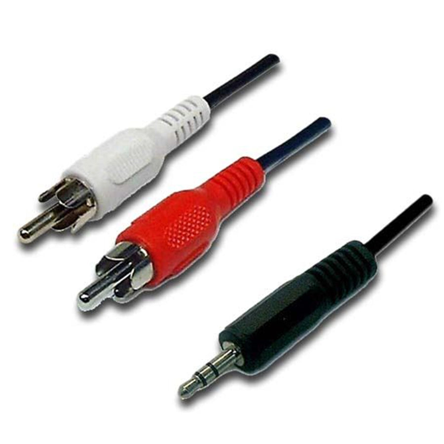 DYNAMIX CA-2RCA-ST5 - 5m Stereo 3.5mm Plug to 2 RCA Plug Cable