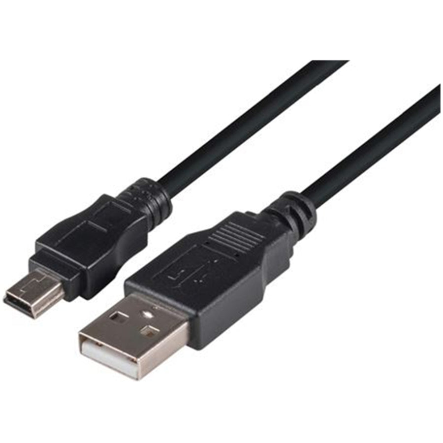 DYNAMIX C-U2AMB-2 - 2m USB 2.0 Mini-B (5-pin) Male to USB-A Male Connectors