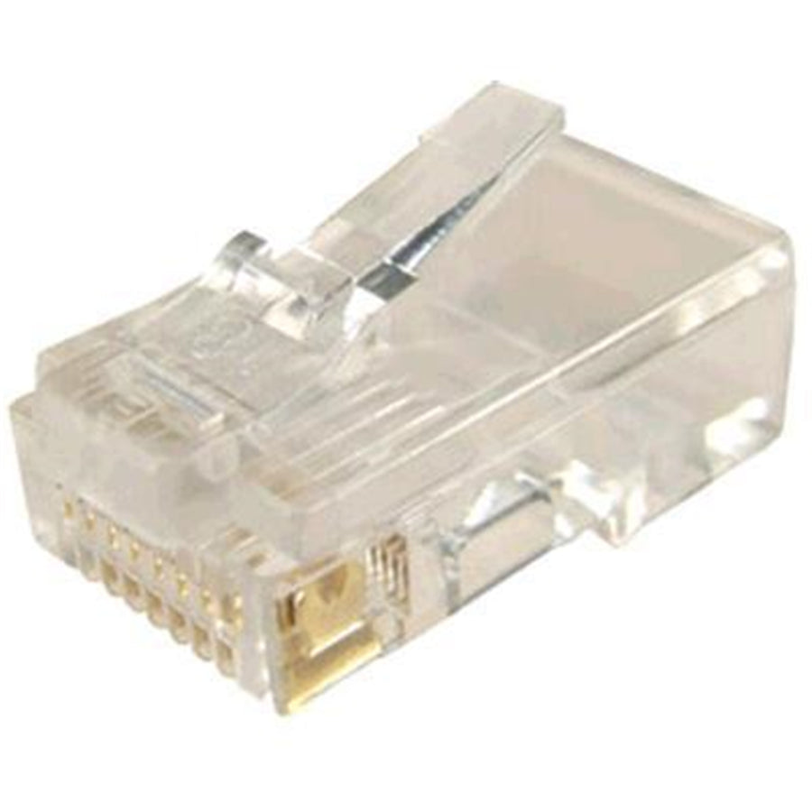 DYNAMIX RJ-45-JAR - RJ45 Plug 100pc Jar 8P8C Modular Plug 50 Micron Flat Stranded
