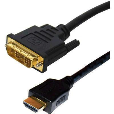 Dynamix  C-HDMIDVI-5 Single Link HDMI to DVI-D Male Cable - 5m