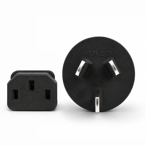 Dynamix  C-POWERC1 10A 3 Pin Plug to IEC C13 Power Cord - 1m - Black
