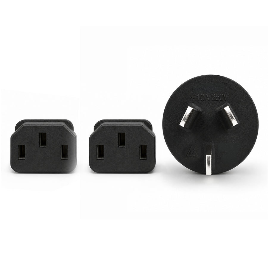DYNAMIX C-POWERCY - 2M Y Power Cord. 3-Pin Plug to 2x IEC C13 Female Connectors 10A. SAA Approved.
