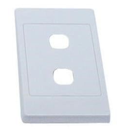 AMDEX FP-2PV2 - Switch Plate ONLY. 2 Gang Wall Face Plate Accepts Clipsal Style Mechs