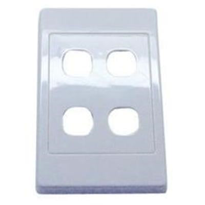 FP-4PV2 - Four Port RJ45 Face Plates AMDEX style