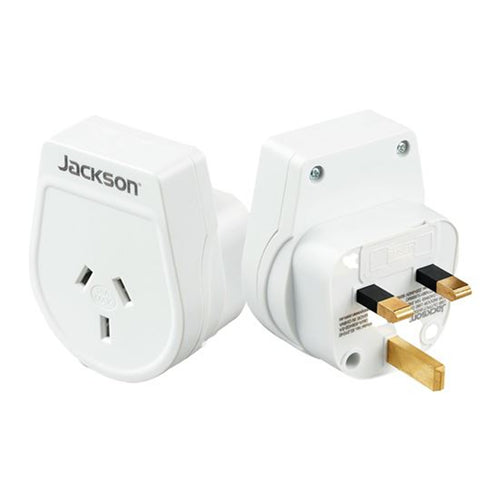 Jackson  PTA8811M Slim Outbound Travel Adaptor for Use in UK / Hong Kong
