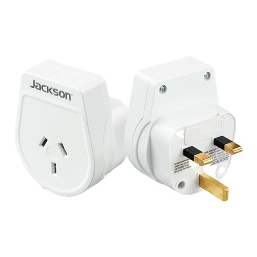 Jackson  PTA8811M Slim Outbound Travel Adaptor for Use in UK / Hong Kong