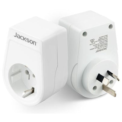 Jackson PTA929M  Slim Inbound Travel Adaptor for use in NZ/AUS - Europe, USA and Parts of AsiaPlugs