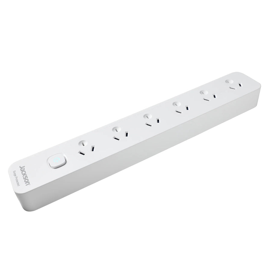 Jackson PT5966 Master Switched 6 Way Surge Protected Powerboard