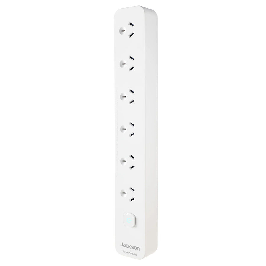 Jackson PT5966 Master Switched 6 Way Surge Protected Powerboard
