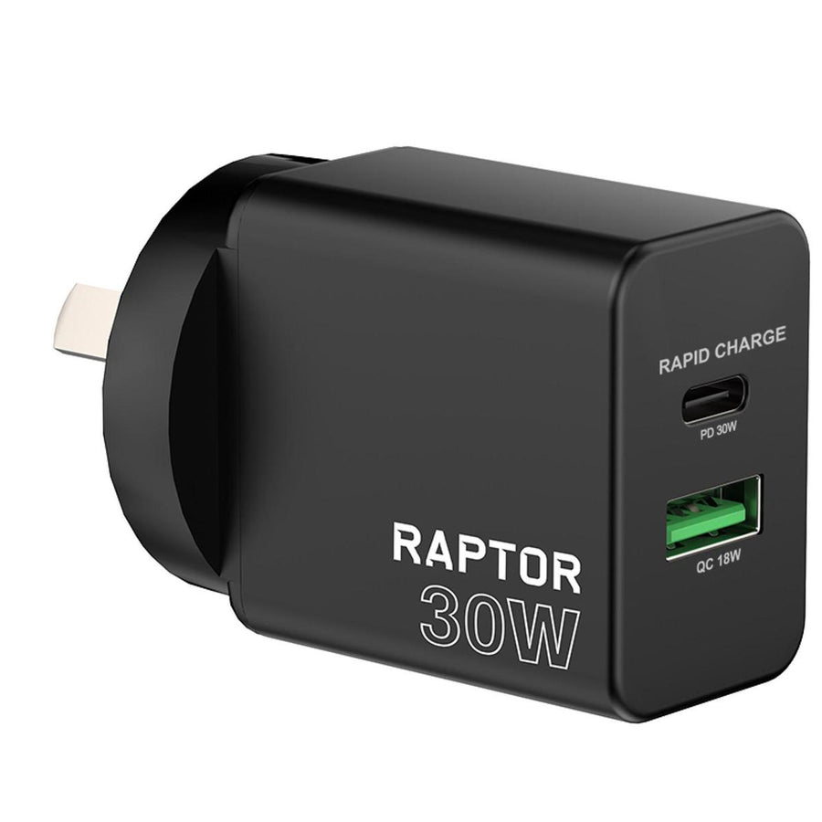 JACKSON Raptor 30W GaN Charger USBA/C Charging Ports