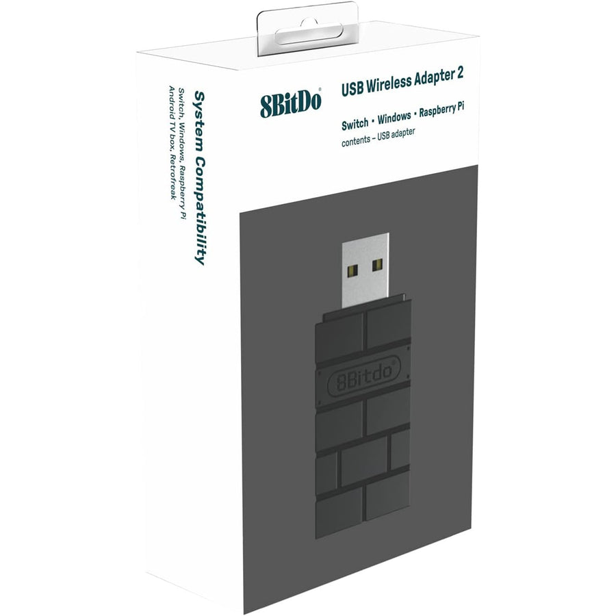 8Bitdo USB Wireless Adaptor 2 for Switch / PC / Raspberry Pi / Switch & More