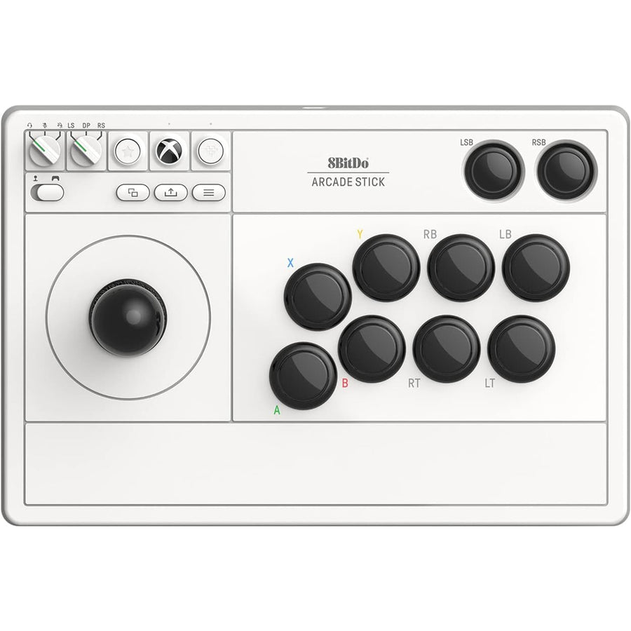 8Bitdo   Wireless 2.4G XBOX Arcade Stick - White