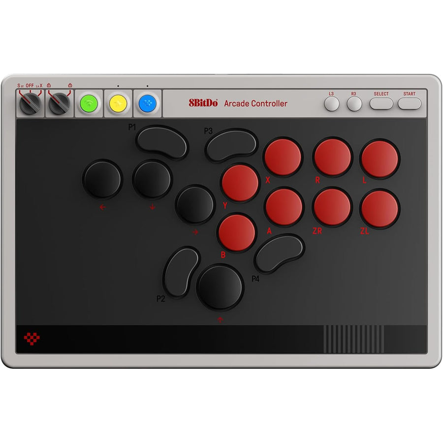 8Bitdo    Arcade Controller for Nintendo Switch & PC - White