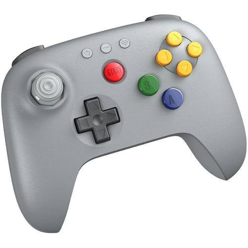 8Bitdo 64 Bluetooth   Wireless Controller (Grey) Switch, Switch 2, PC and Android