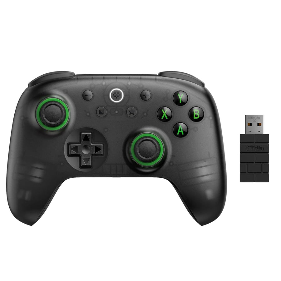 8Bitdo Ultimate 2C Windows & Android Wireless Controller - Transparent Black