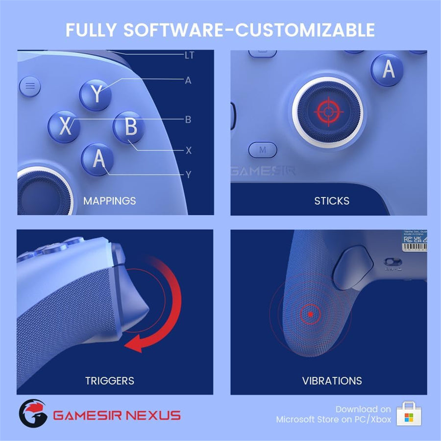 GameSir G7 SE Wired Controller for Xbox & PC - Dynamic Blue
