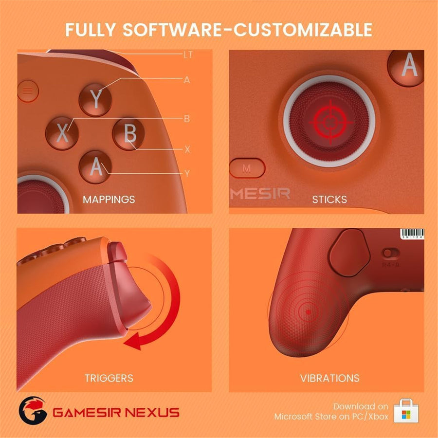 GameSir G7 SE Wired Controller for Xbox & PC - Vibrant Orange