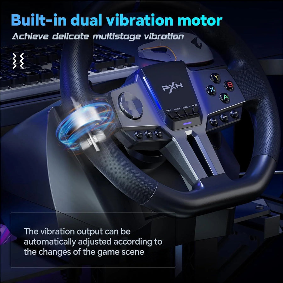 PXN-V9 GEN 2 - PXN V9 Gen2 Premium Steering Wheel Black