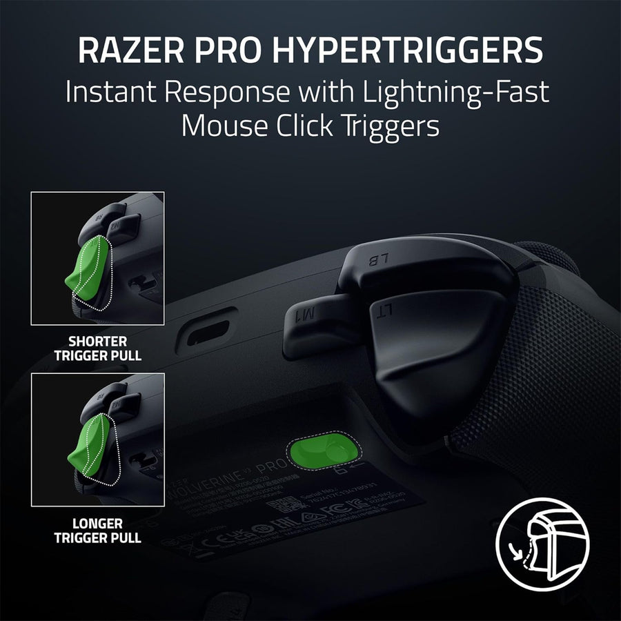 RZ06-05200100-R3M1 - RAZER WOLVERINE V3 PRO - WIRELESS GAMING CONTROLLER FOR XBOX SERIES XS & PC - BLACK - FRML PACKAGING