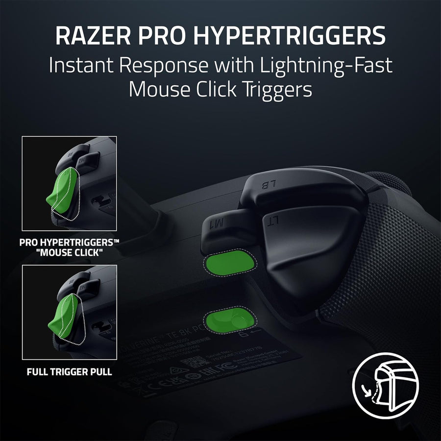 RZ06-05550100-R3M1 - RAZER WOLVERINE V3 TOURNAMENT EDITION 8K PC - WIRED ESPORTS CONTROLLER FOR PC - BLACK - FRML PACKAGING