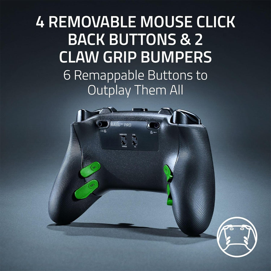Razer Raiju v3 Pro Wireless Gaming Controller for PlayStation 5 & PC - Black