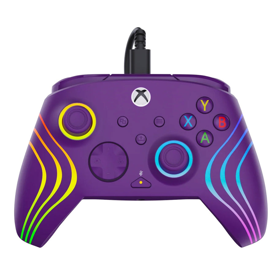 Turtle Beach Afterglow Wave  Wired RGB Gaming Controller for XBOX & PC - Purple