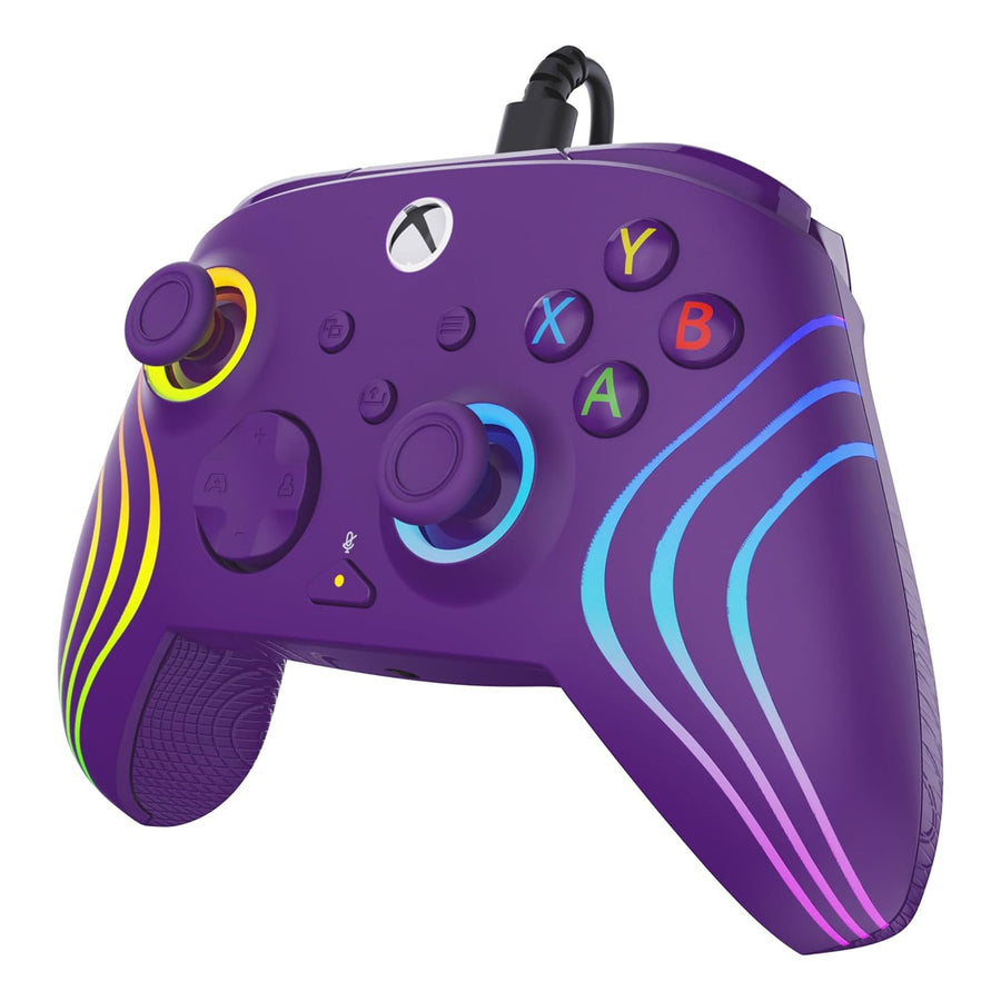Turtle Beach Afterglow Wave  Wired RGB Gaming Controller for XBOX & PC - Purple