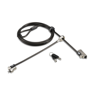 Kensington K65023WW Slim NanoSaver 2.0 Keyed Dual Head Laptop Lock - Keyed Different