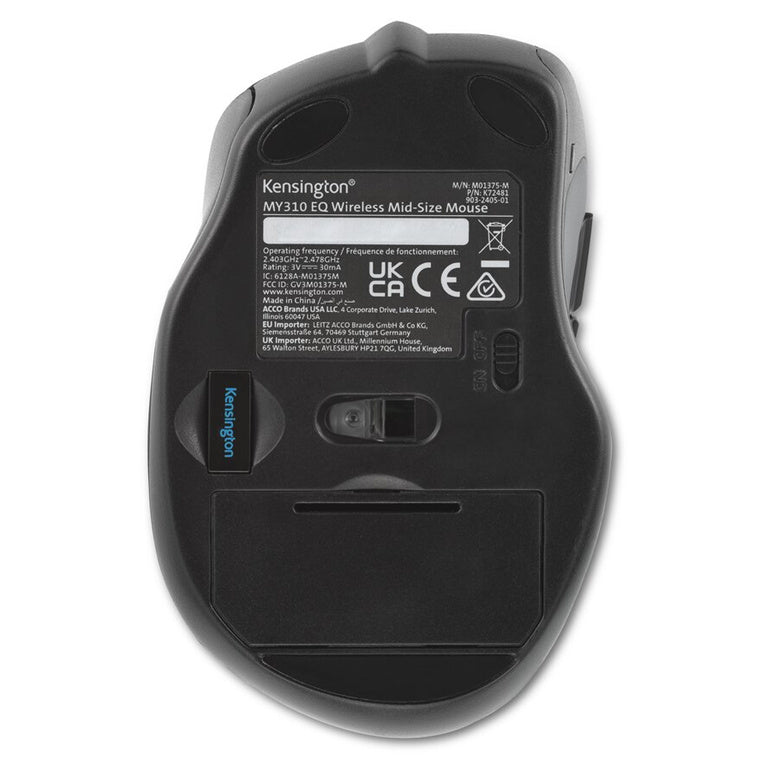 Kensington K72481WW MY310S EQ Wireless Mouse