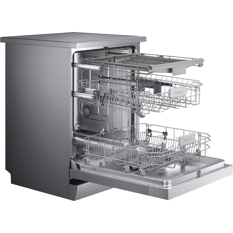 Samsung DW60M6055FS Freestanding Dishwasher - 14 Place Setting - Silver