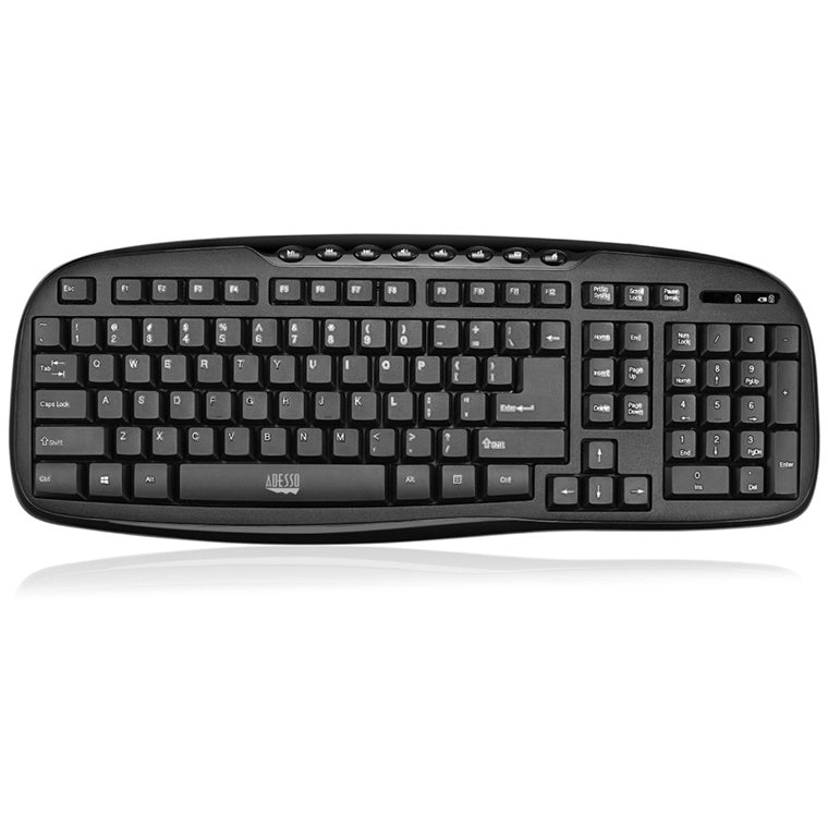 Adesso WKB-1330CB 2.4Ghz Wireless Desktop Keyboard&Mouse Combo