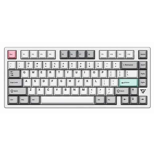 ATK V75K 75% Wireless Semi-Aluminum Mechanical Gaming Keyboard - Flash Silver