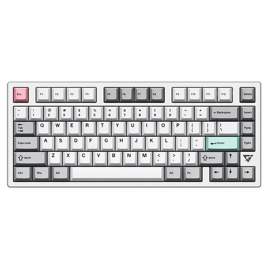 ATK V75K 75% Wireless Semi-Aluminum Mechanical Gaming Keyboard - Flash Silver