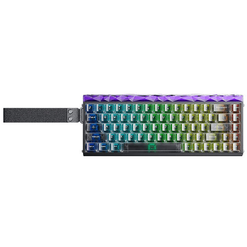 Aula Hero 68  Magnetic Switch Gaming Keyboard - Black Transparent