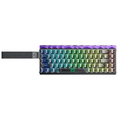 Aula Hero 68  Magnetic Switch Gaming Keyboard - Black Transparent