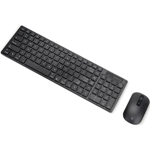 Bonelk KM-322  Wireless Keyboard & Mouse Combo for PC and Mac - Black